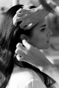touch up hair bride